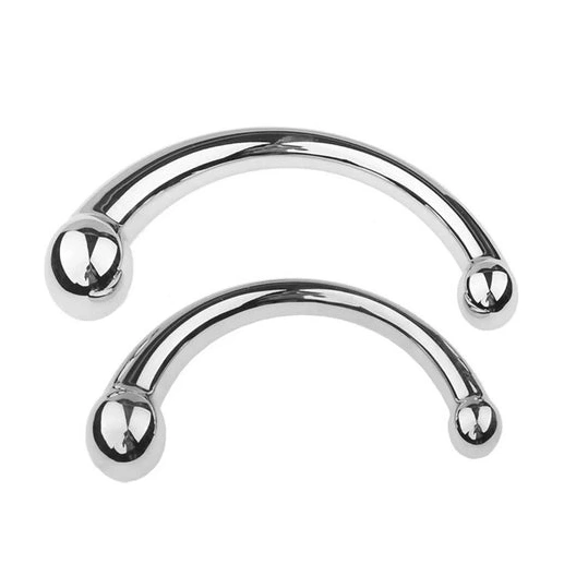 Anal Hooks Anal Steel Hook 5858 Ended Elegant Double Stainless 1017